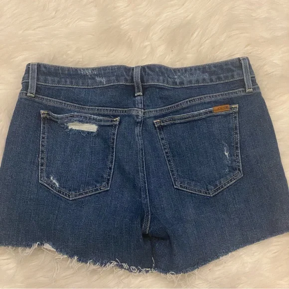 Joe's Jeans Denim Short Distressed Cut-Off Short, Blythe Style - Picture 4 of 6